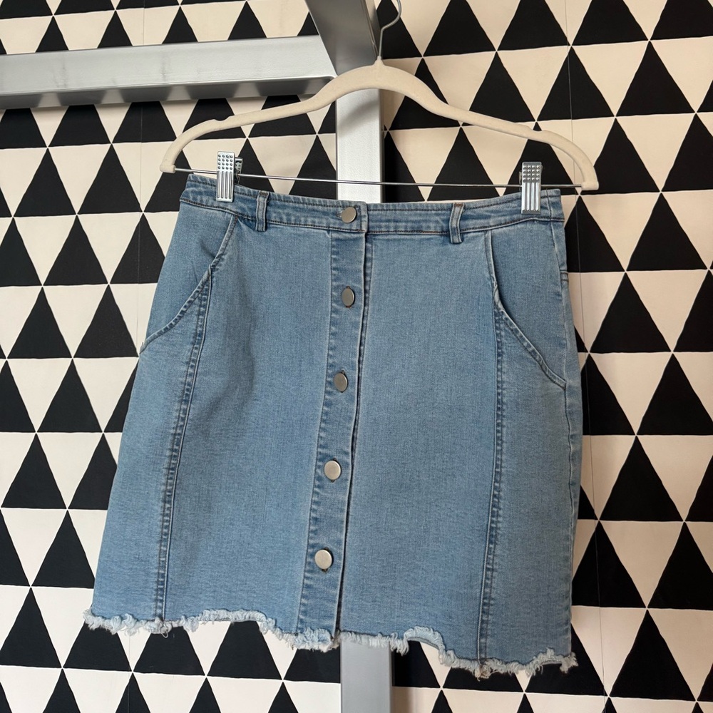 Women's Blue Denim Skirt